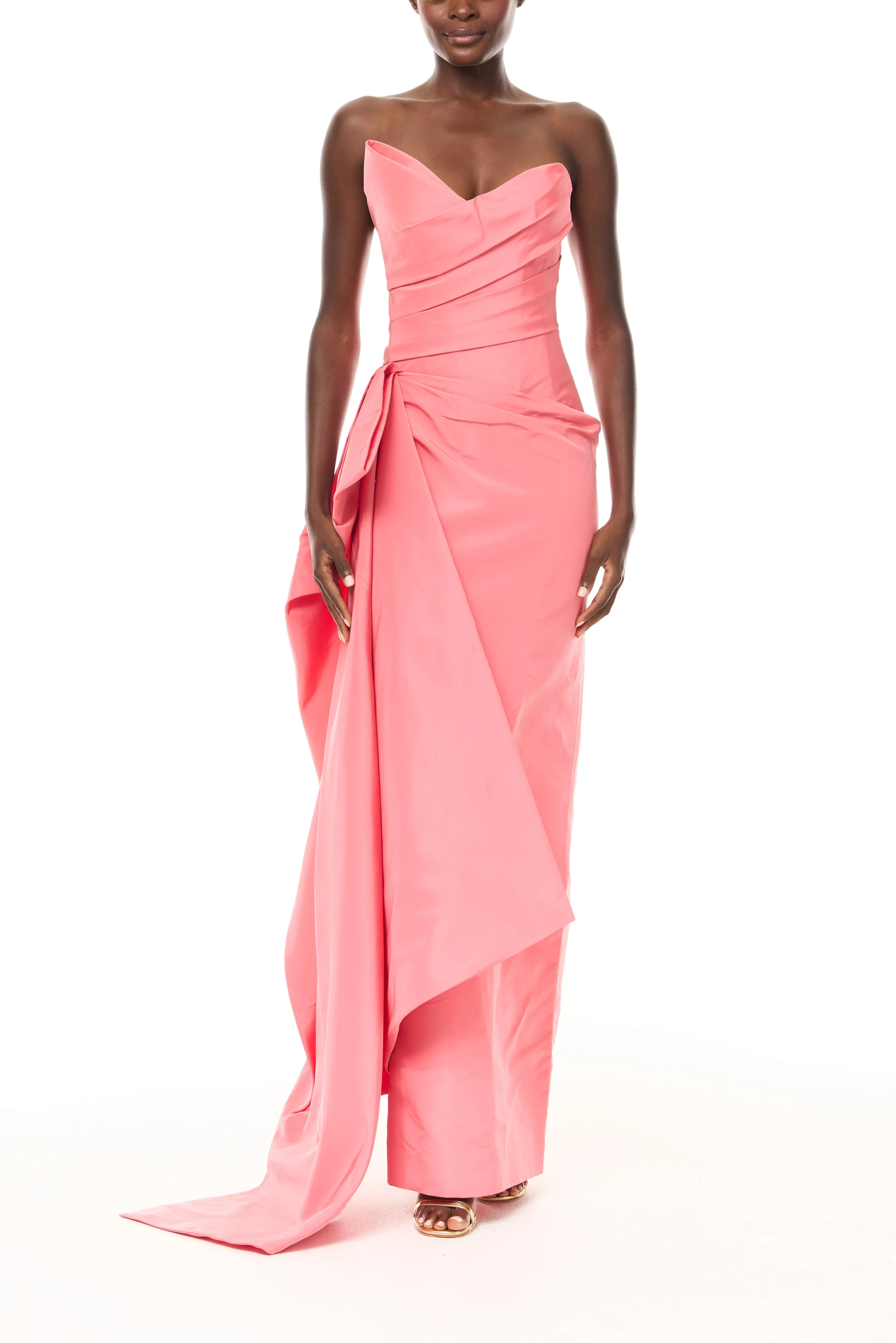 Plumeria Draped Column Gown sold by Monique Lhuillier