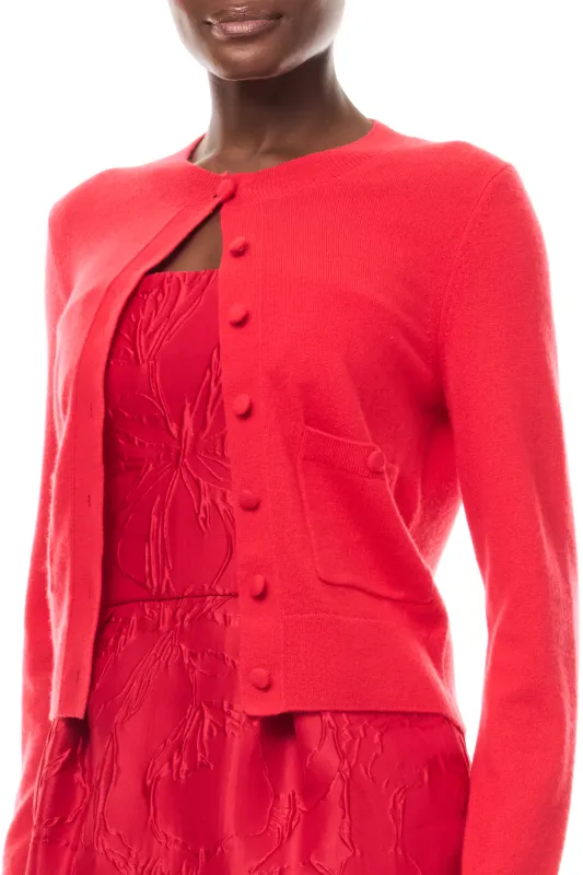 Poppy Cashmere Cardigan sold by Monique Lhuillier