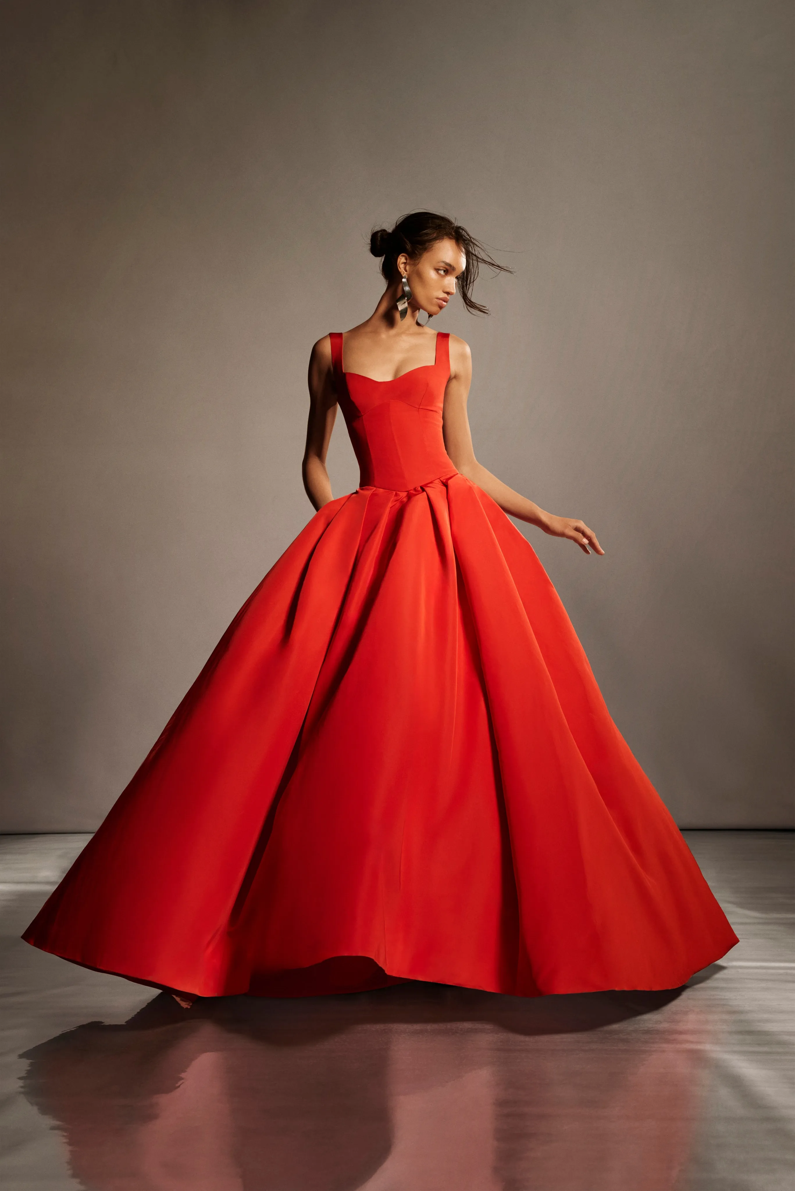 Poppy Basque Waist Ballgown sold by Monique Lhuillier product image thumbnail 2