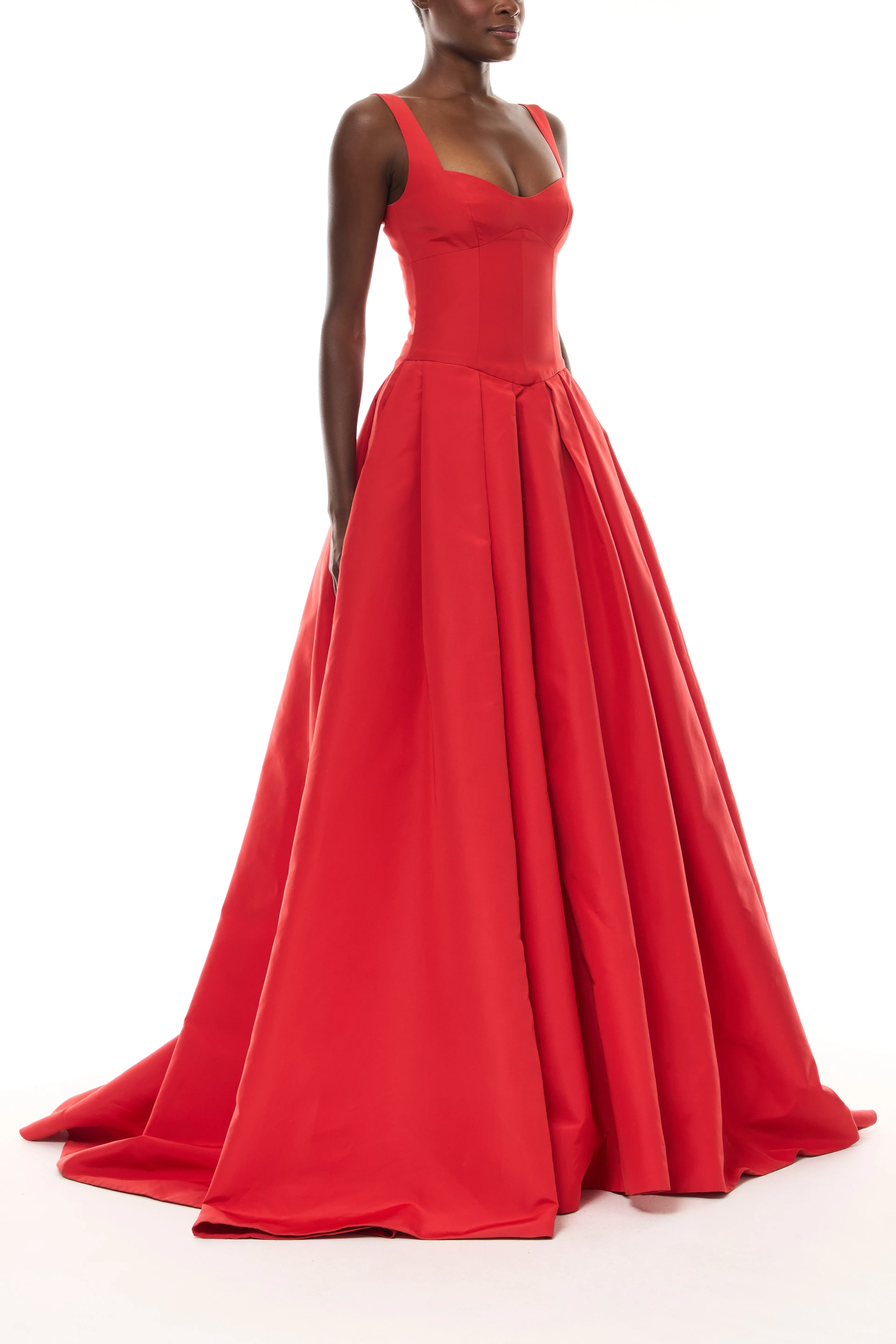 Poppy Basque Waist Ballgown sold by Monique Lhuillier product image thumbnail 5