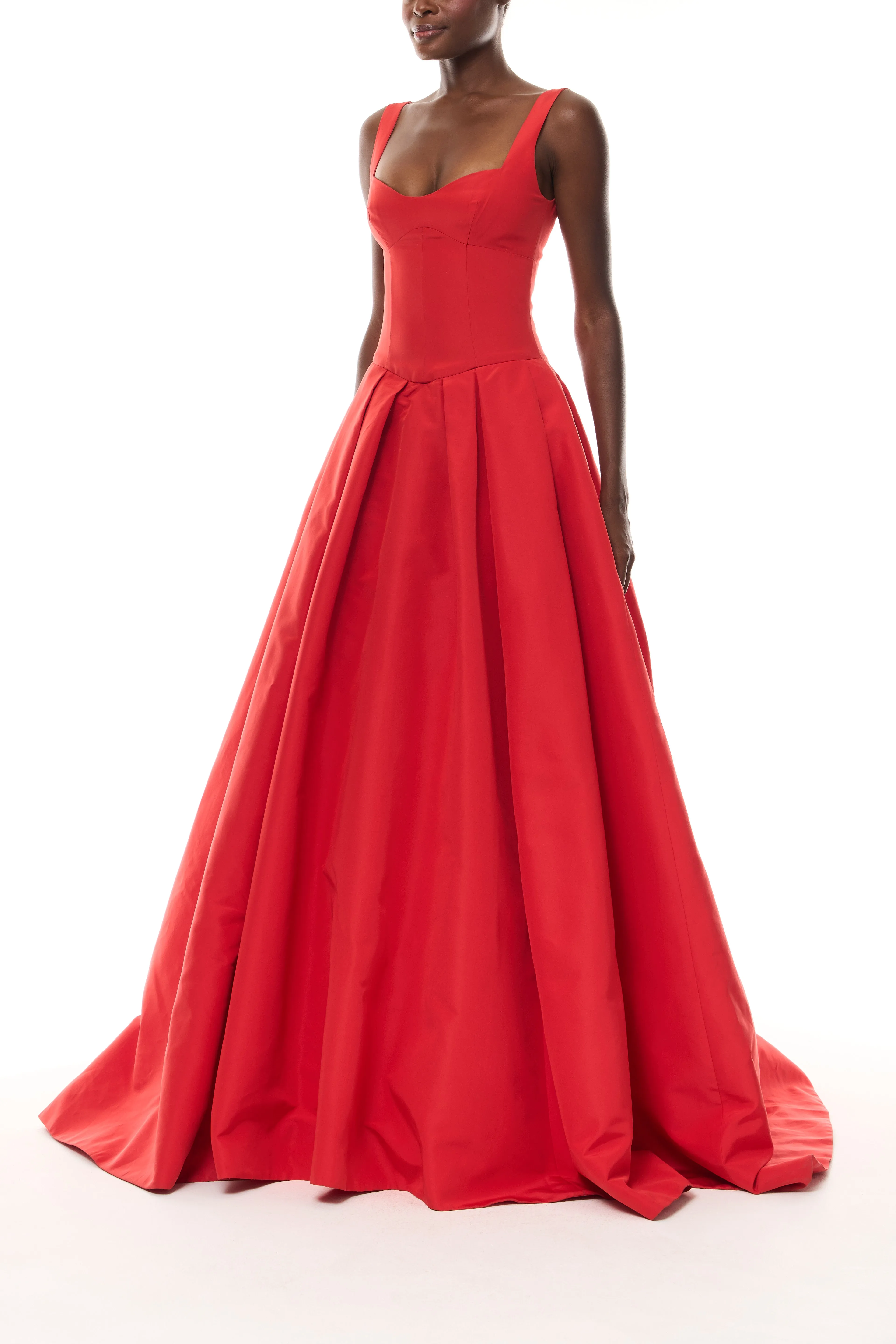 Poppy Basque Waist Ballgown sold by Monique Lhuillier product image thumbnail 4