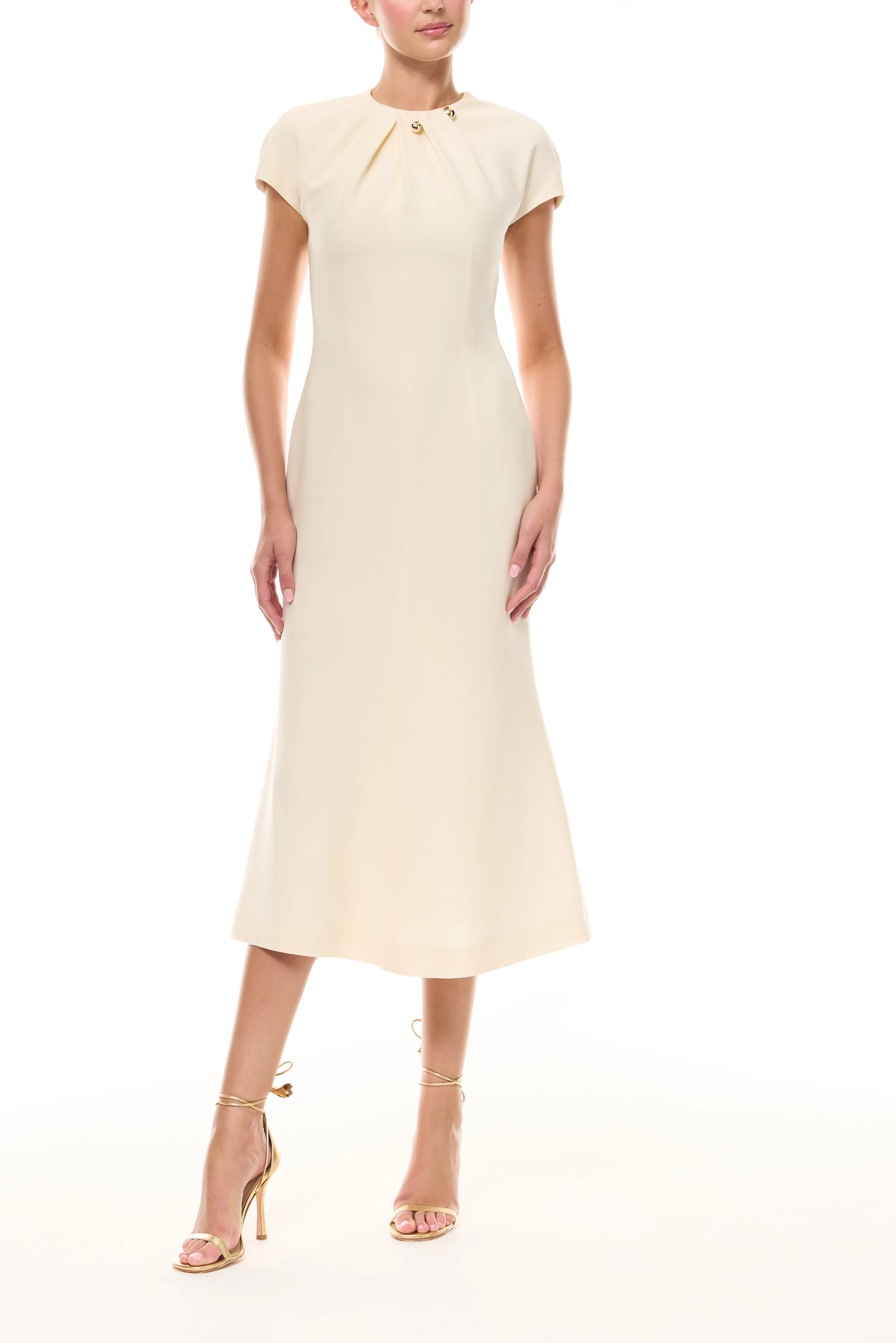Ivory Gold Ball Dress sold by Monique Lhuillier product image thumbnail 3