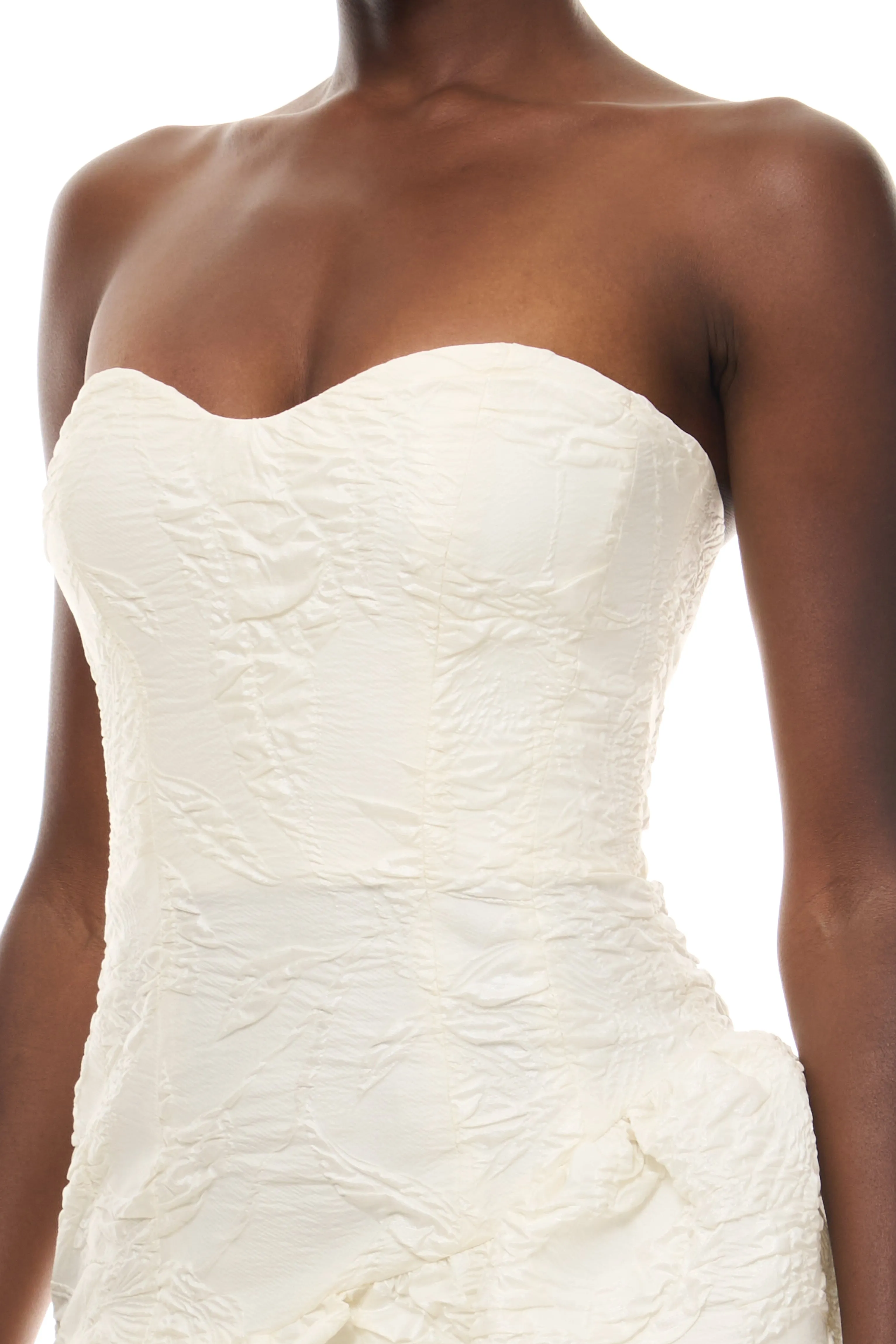 Bubble Hem Mini Dress sold by Monique Lhuillier product image thumbnail 2
