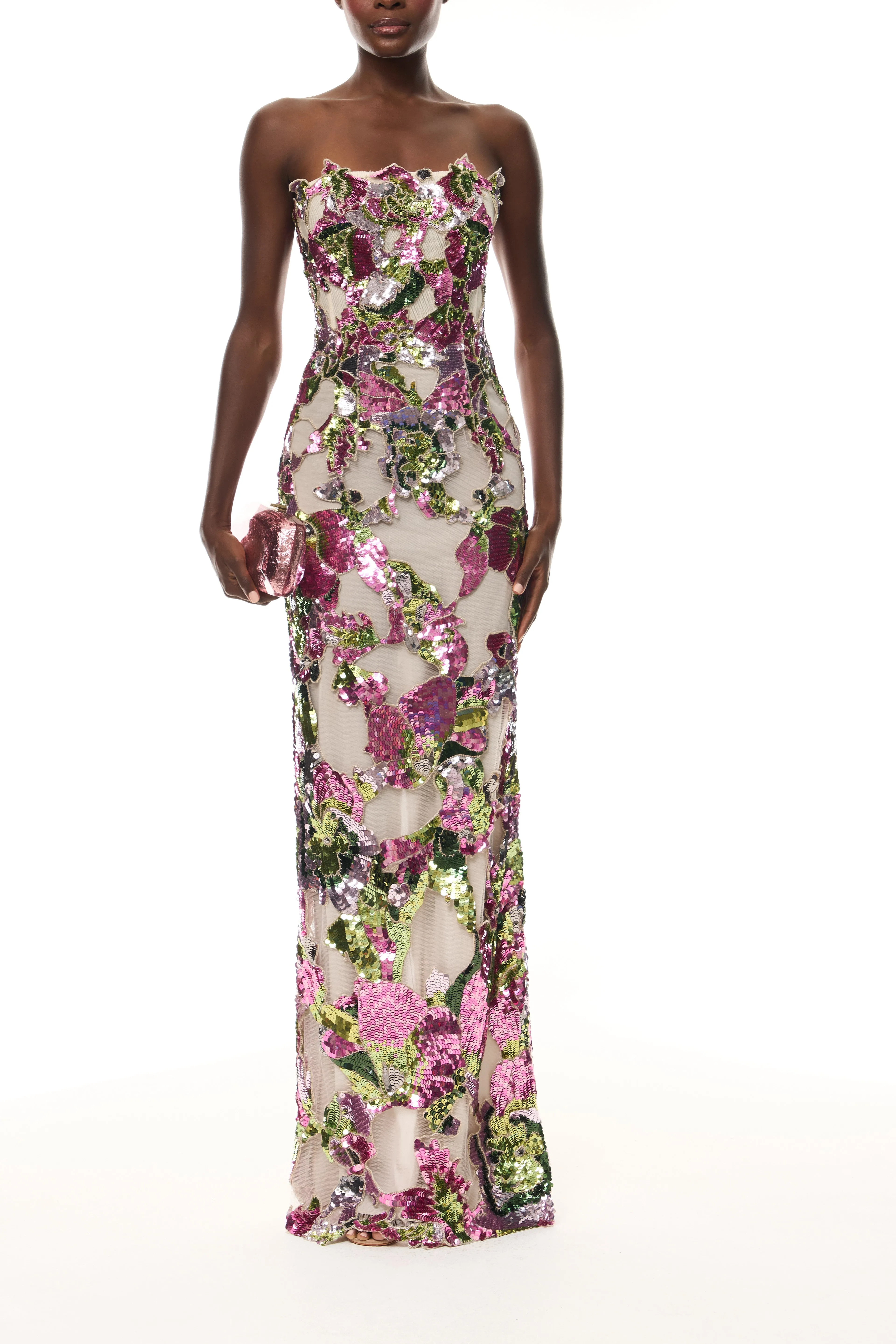 Tulip Sequin Column Gown sold by Monique Lhuillier product image thumbnail 5