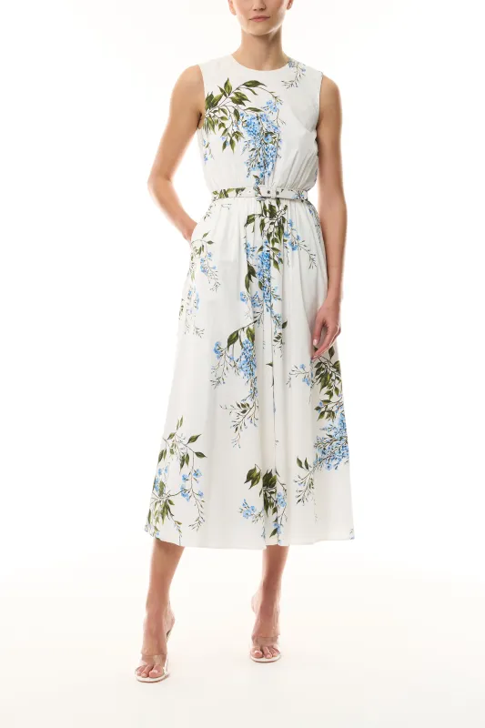 Wisteria Poplin Day Dress made by Monique Lhuillier