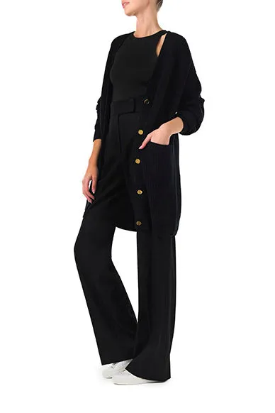 Chunky Long Cashmere Cardigan sold by Monique Lhuillier product image thumbnail 5