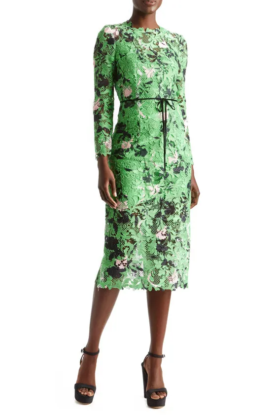 Long Sleeve Lace Sheath Dress sold by Monique Lhuillier