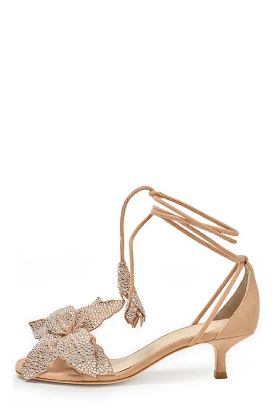 Florette Suede Sandal sold by Monique Lhuillier
