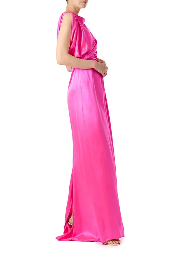 Asymmetrical Draped Gown sold by Monique Lhuillier product image thumbnail 4