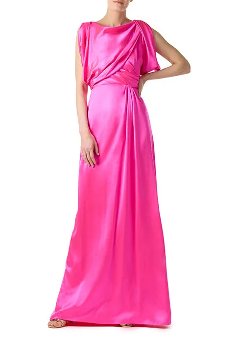 Asymmetrical Draped Gown sold by Monique Lhuillier product image thumbnail 2