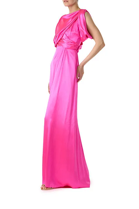 Asymmetrical Draped Gown sold by Monique Lhuillier product image thumbnail 3