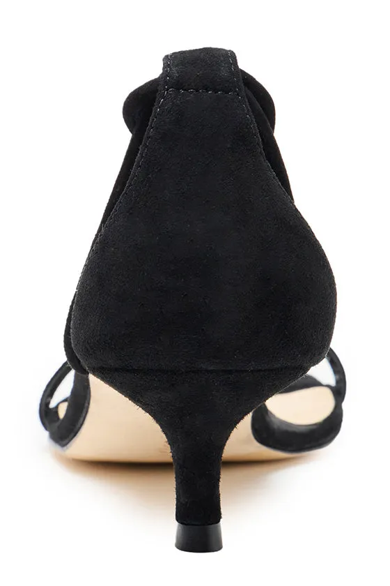 Raya Suede Sandal sold by Monique Lhuillier product image thumbnail 3