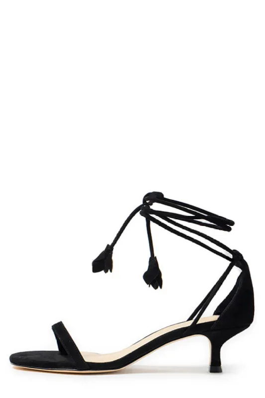 Raya Suede Sandal sold by Monique Lhuillier