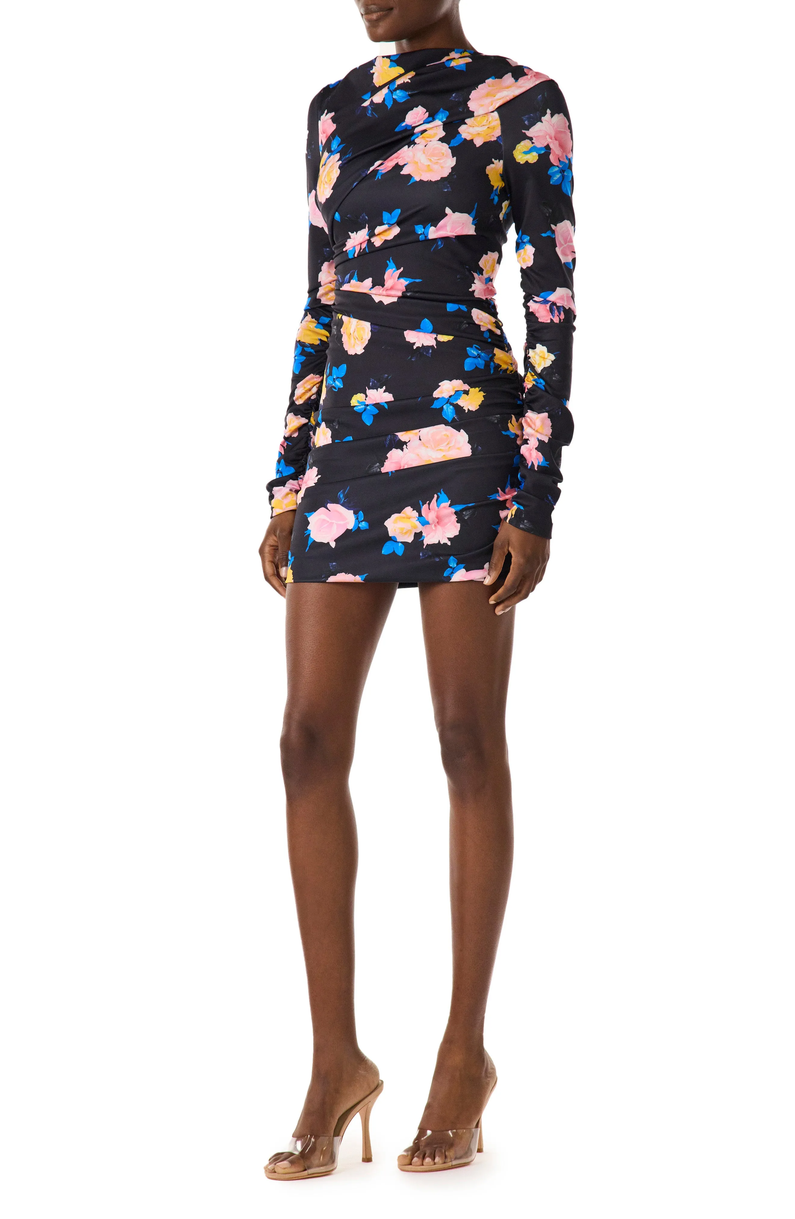 Floral Printed Mini Dress sold by Monique Lhuillier product image thumbnail 3