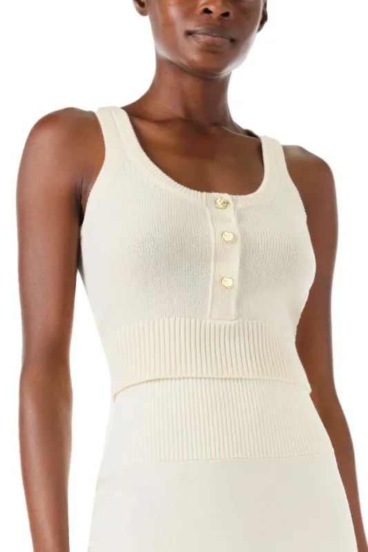 Cropped Cashmere Tank sold by Monique Lhuillier
