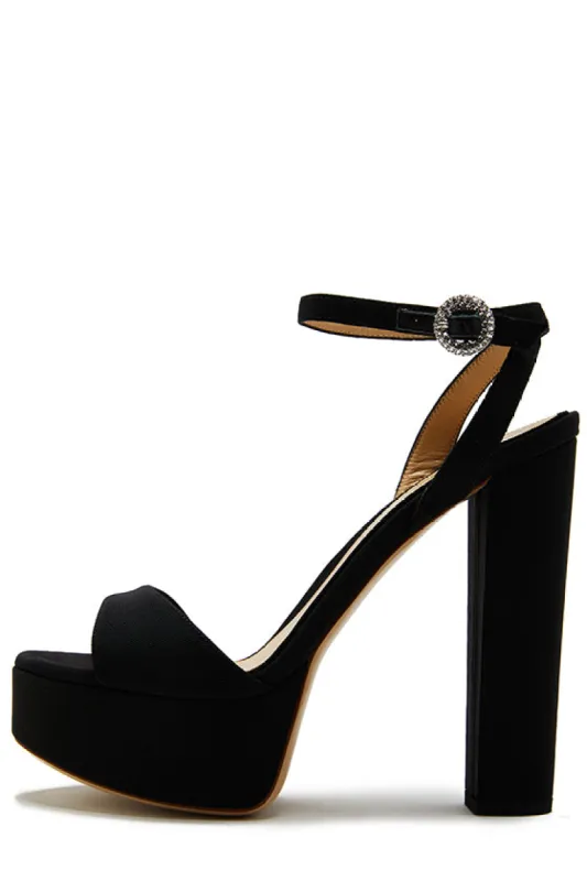 Khloe Silk Faille Platform sold by Monique Lhuillier