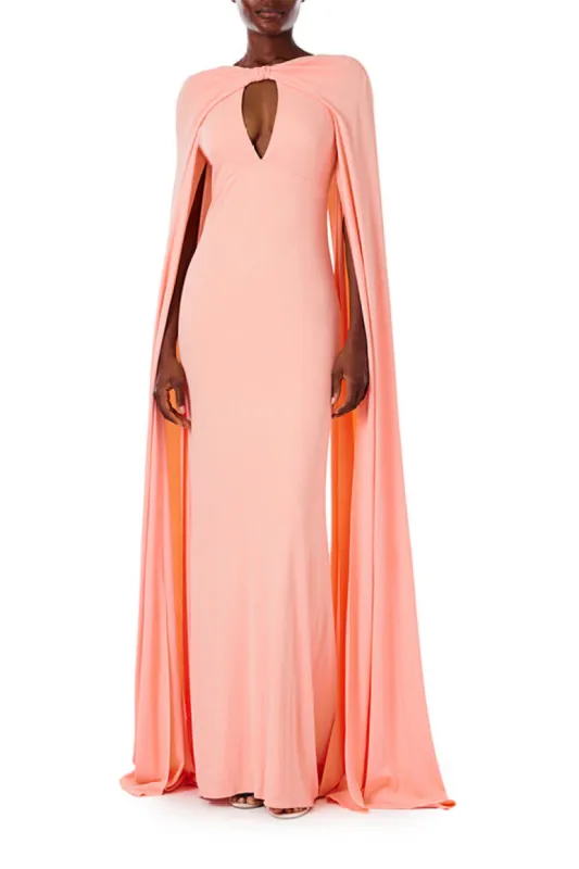 Cape Sleeve Gown sold by Monique Lhuillier