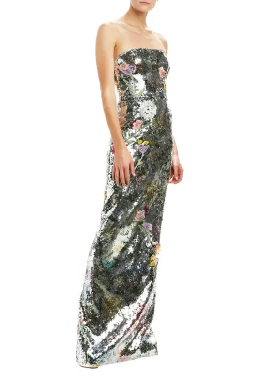 Strapless Sequin Column Gown sold by Monique Lhuillier