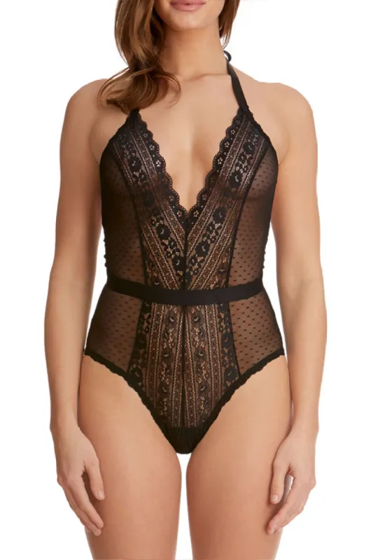 Rendezvous Halter Teddy sold by Monique Lhuillier