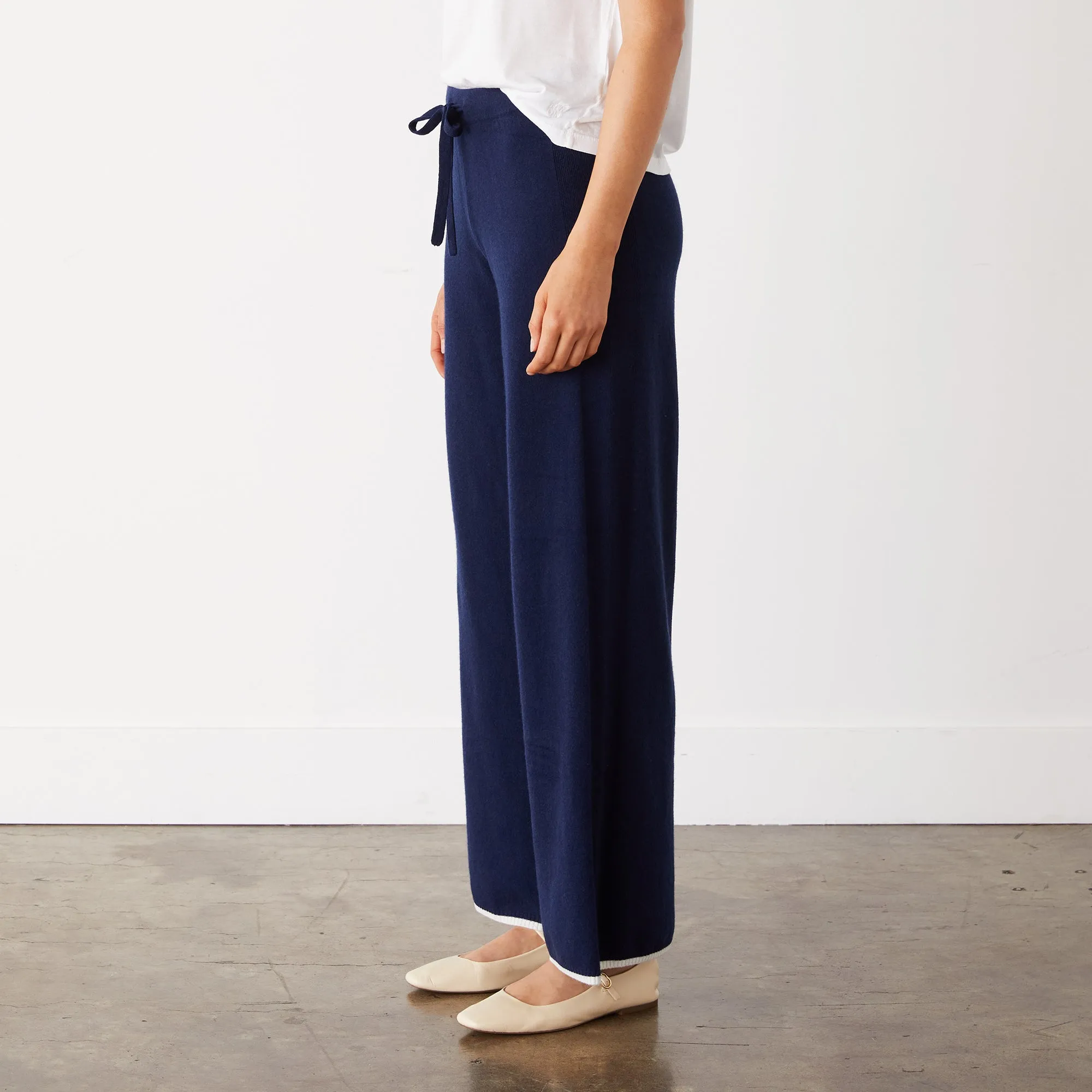 Wool Cashmere Wide Leg Sweat sold by Monrow product image thumbnail 3