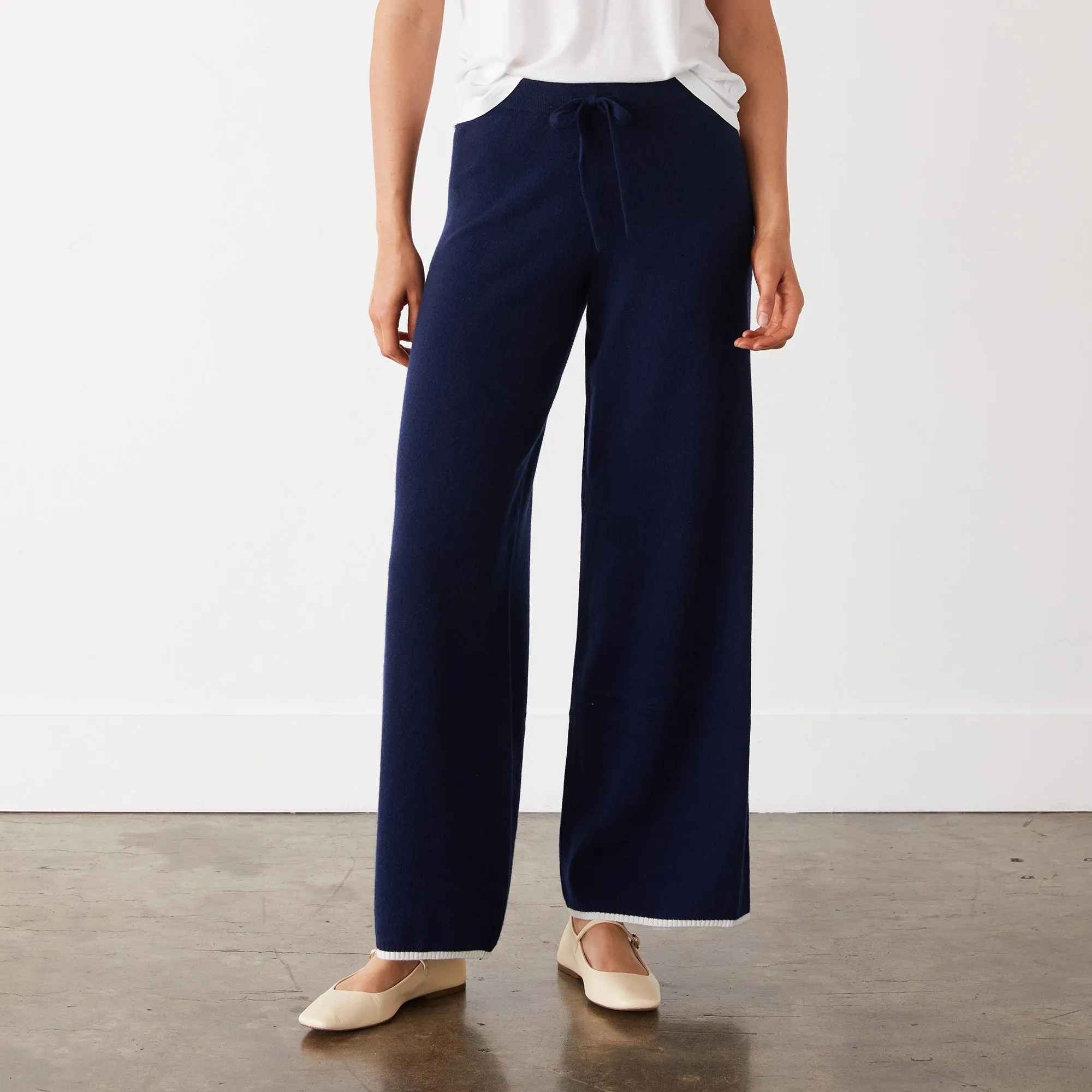Wool Cashmere Wide Leg Sweat sold by Monrow product image thumbnail 2