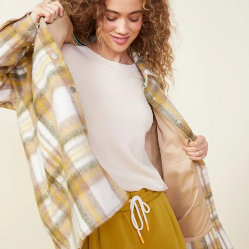 Plaid Flannel Jacket sold by Monrow