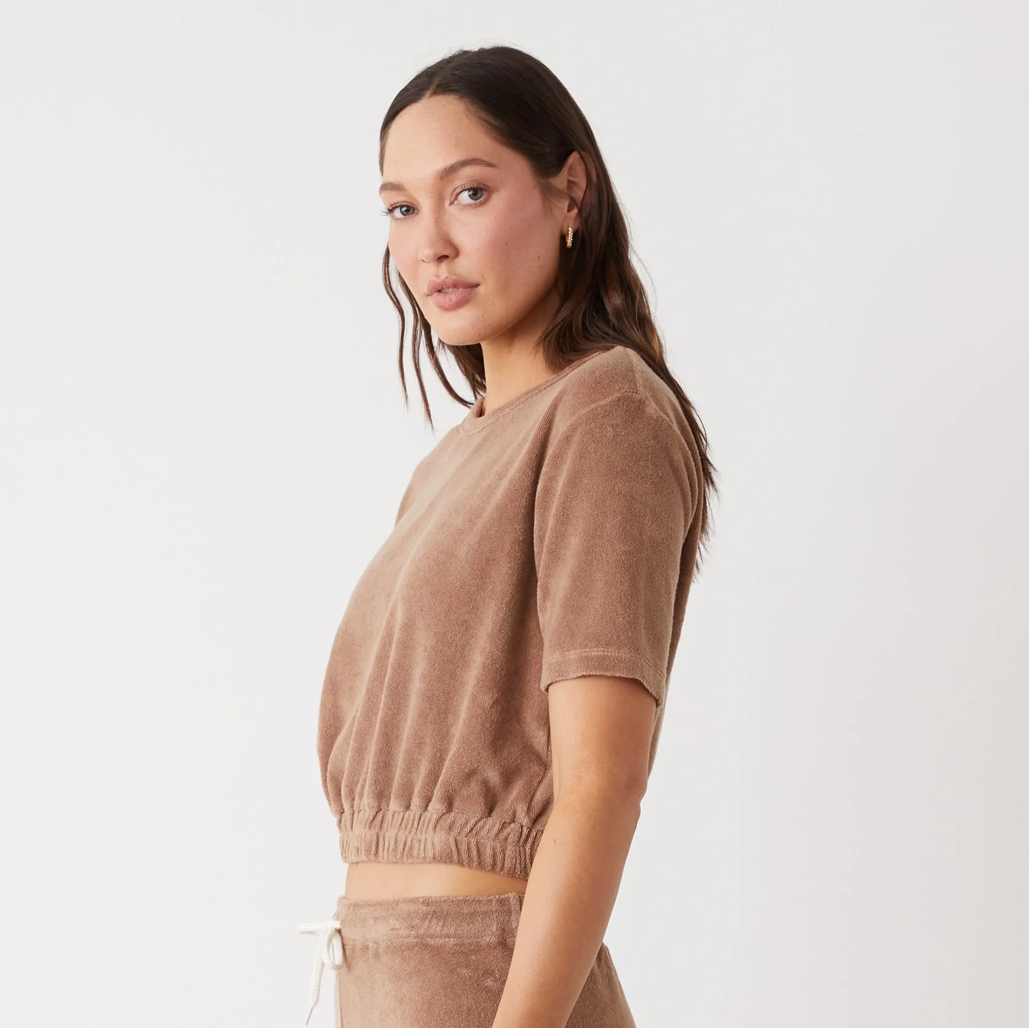 Terry Cloth Short Sleeve sold by Monrow product image thumbnail 3