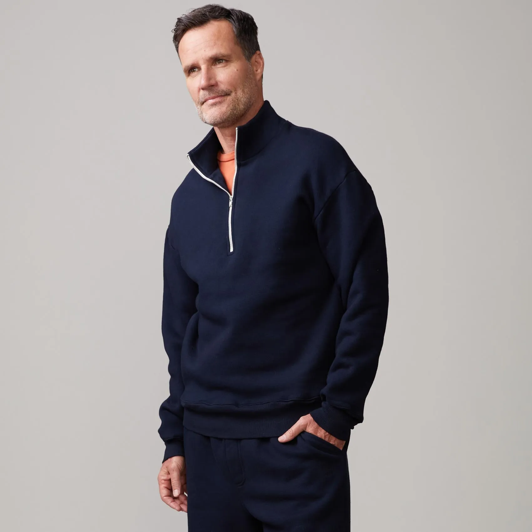 Half Zip Sweatshirt sold by Monrow