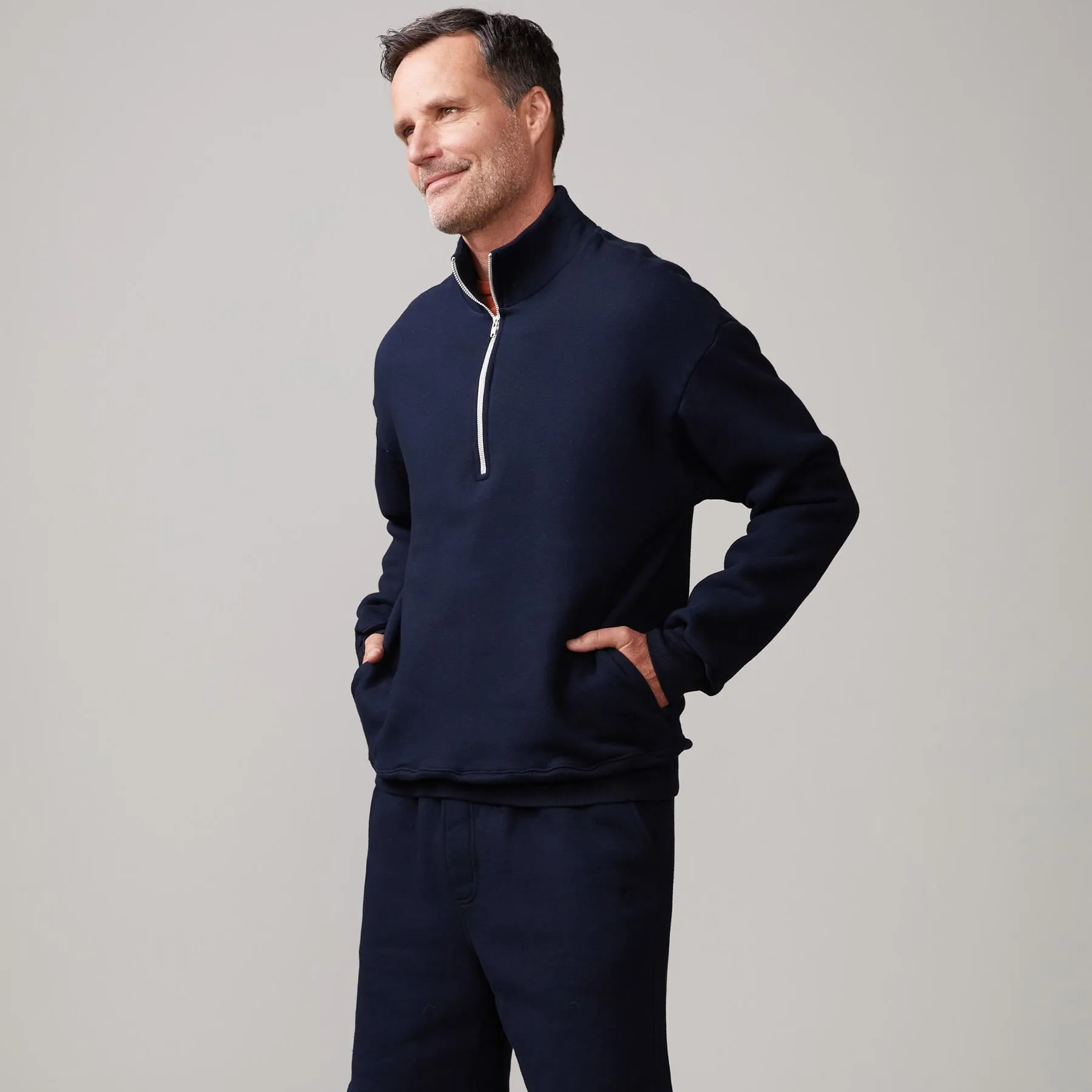 Half Zip Sweatshirt sold by Monrow product image thumbnail 3