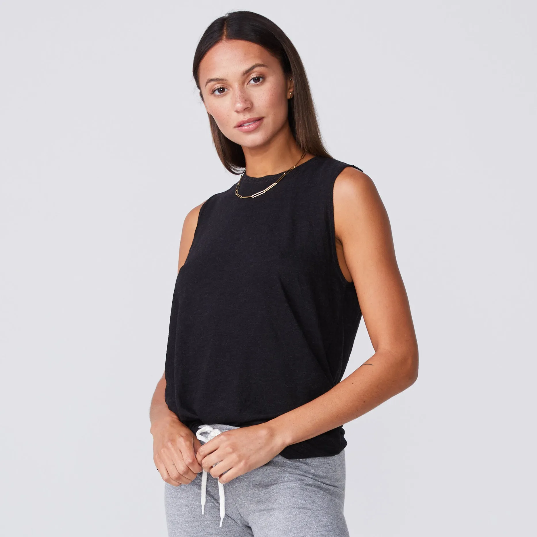 Boyfriend Muscle Tank sold by Monrow