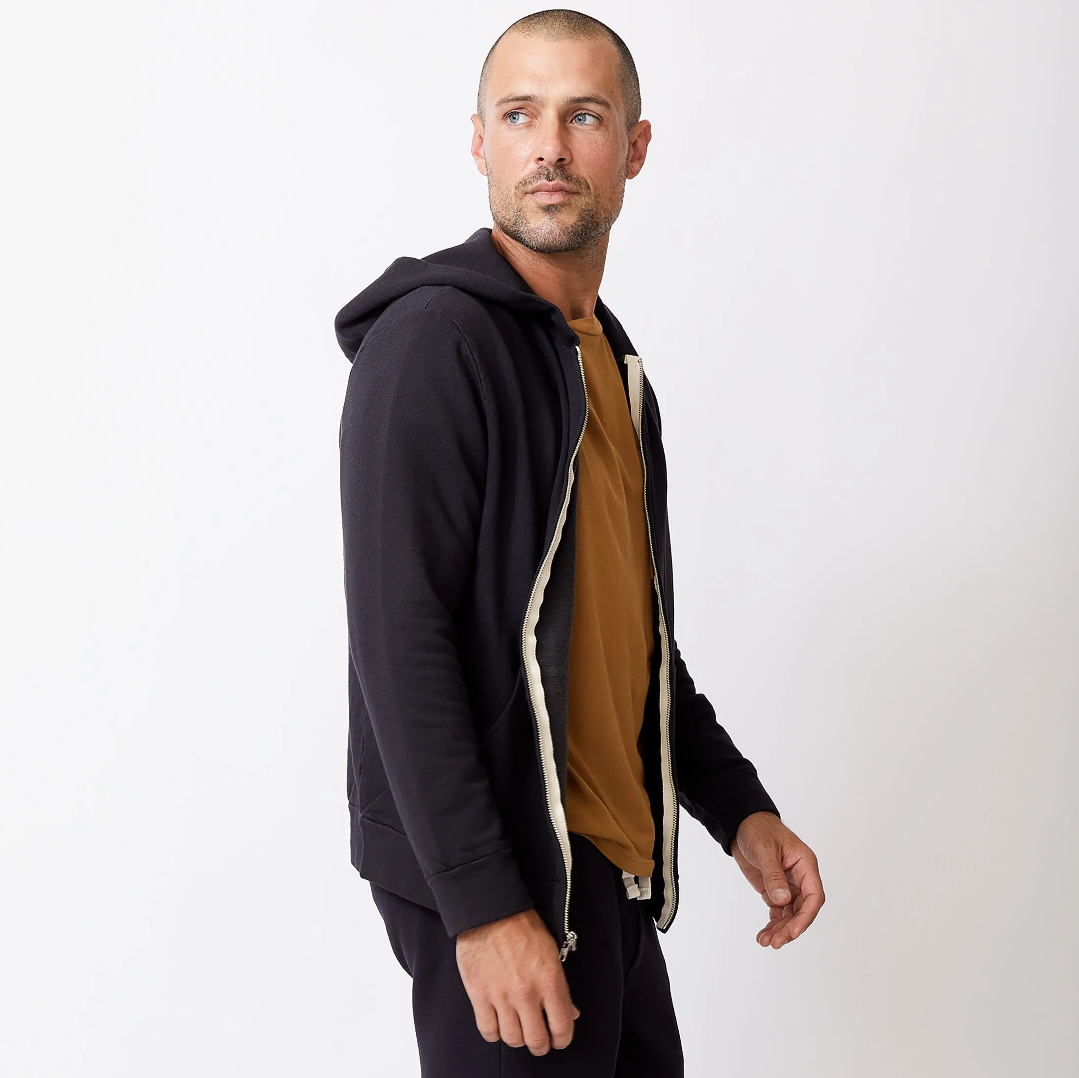 Supersoft Fleece Zip Up Hoody sold by Monrow product image thumbnail 4