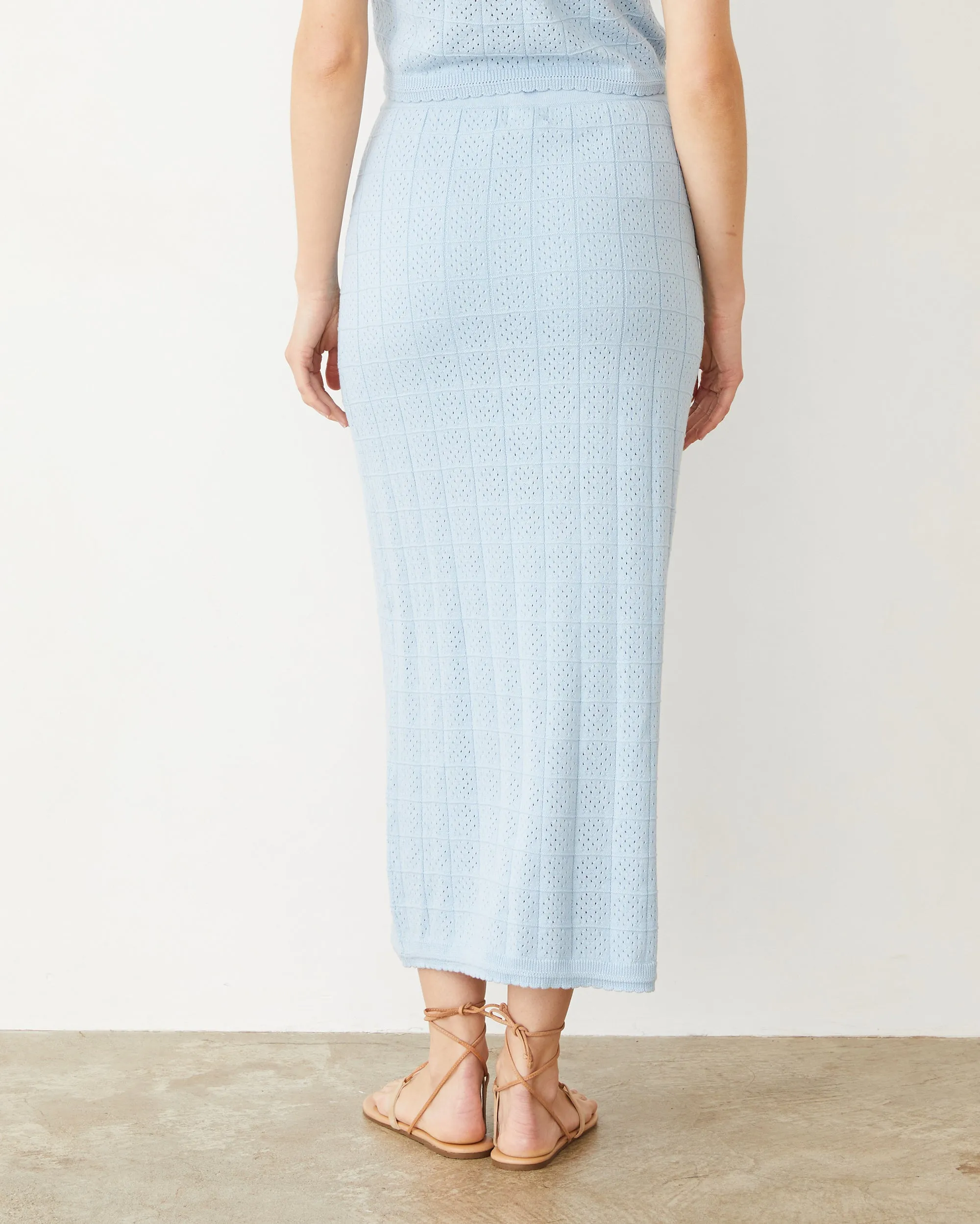 Crochet Knit Midi Skirt sold by Monrow product image thumbnail 5