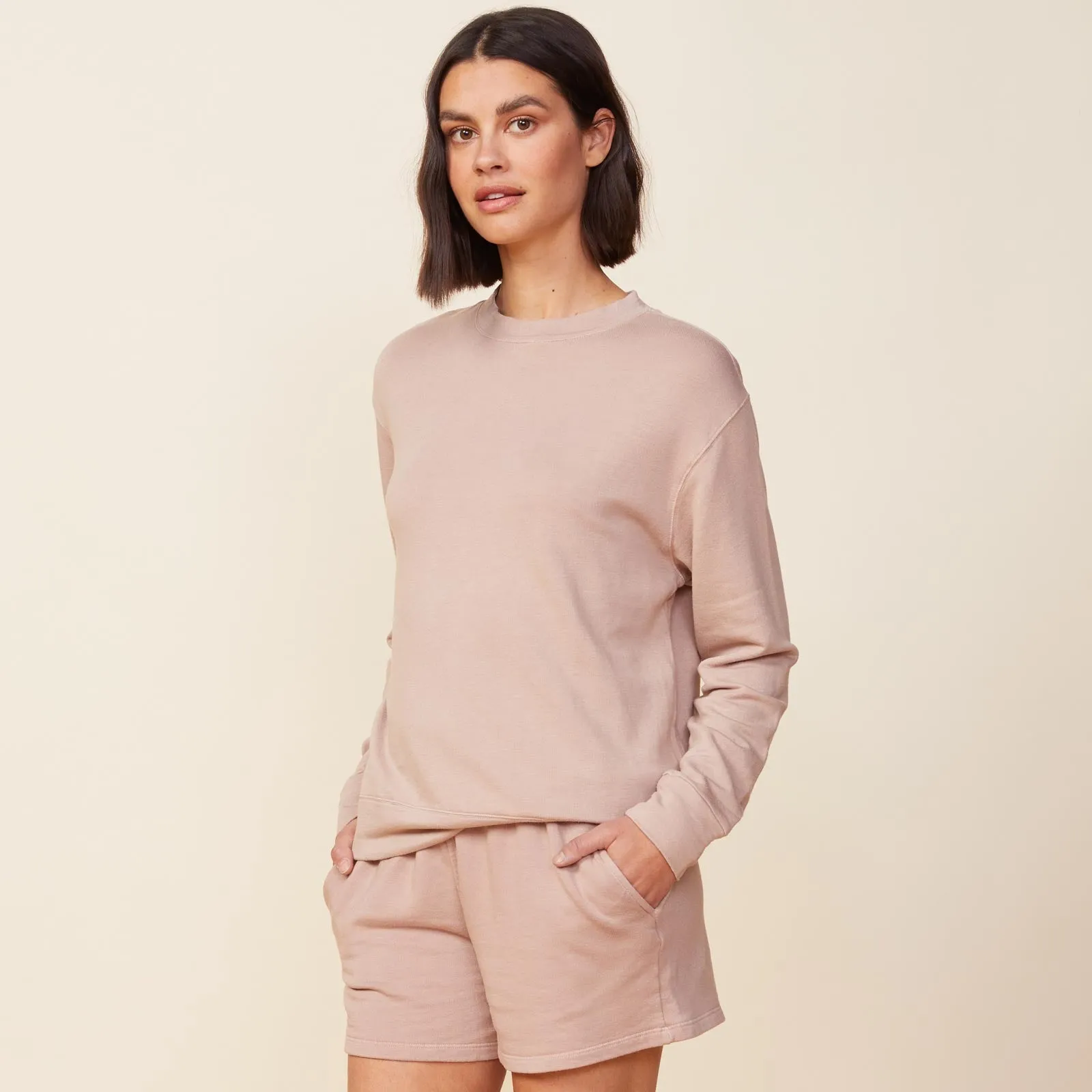 Supersoft Fleece Boyfriend Sweatshirt sold by Monrow product image thumbnail 4