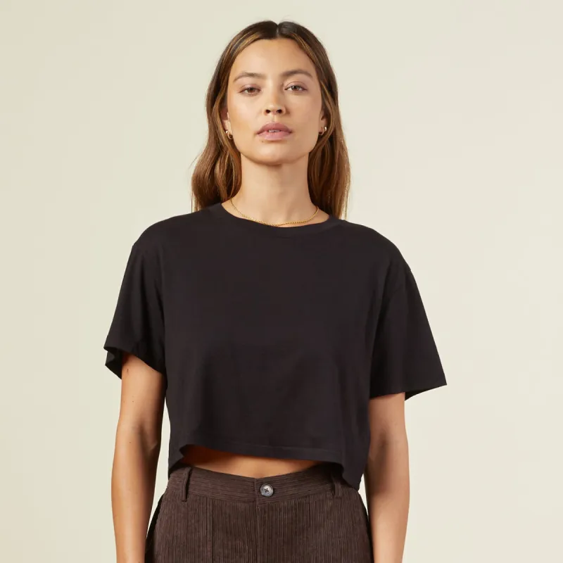 Cropped Ex-Boyfriend Crew sold by Monrow