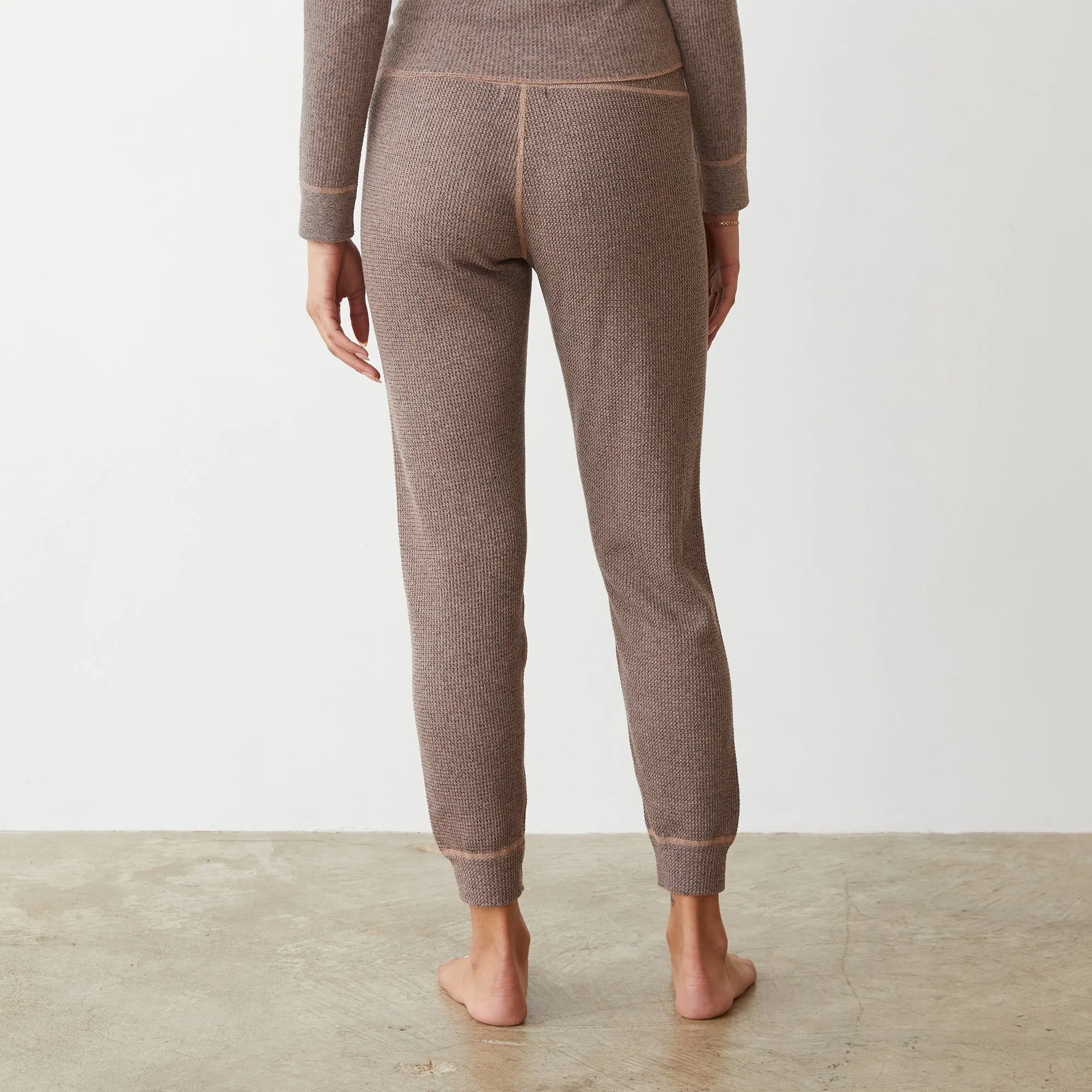 Cozy Heather Thermal Cuff Sweat sold by Monrow product image thumbnail 5