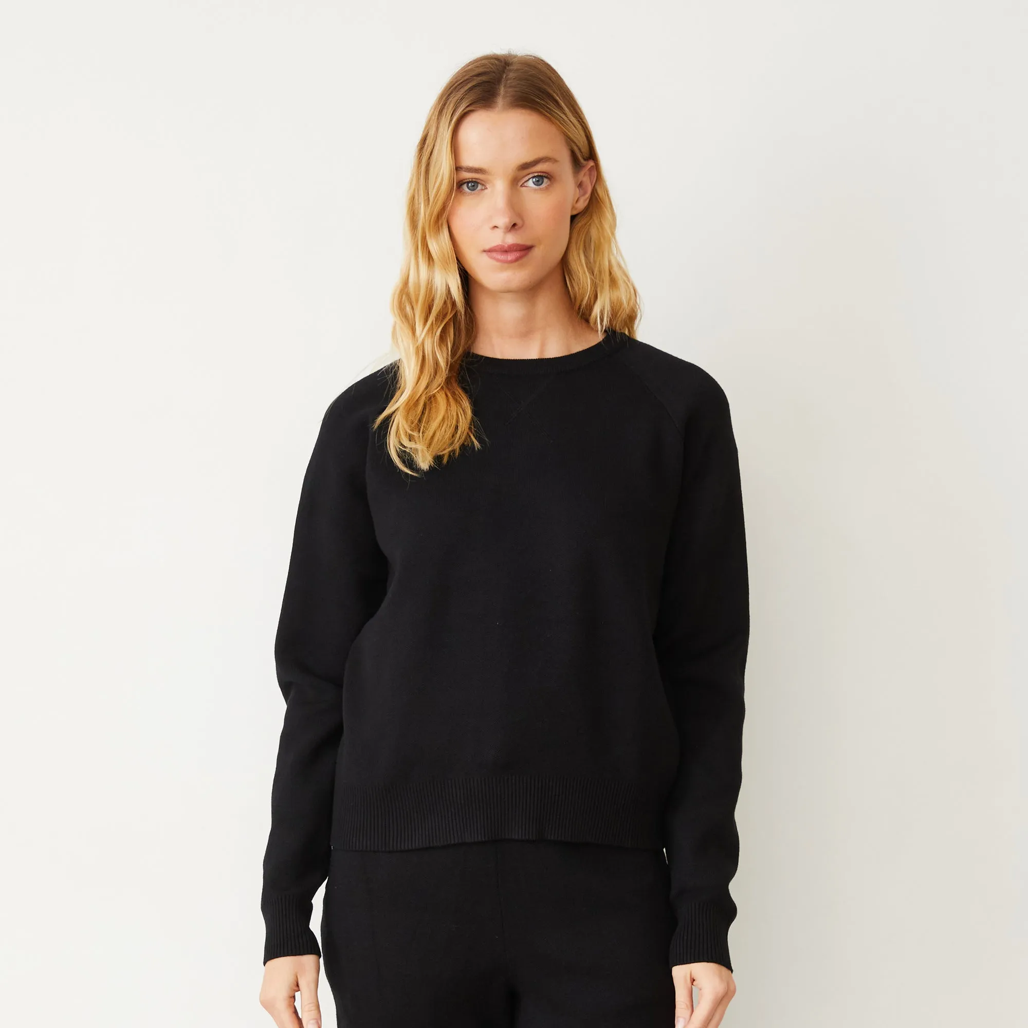 Soft Knit Raglan Sweater sold by Monrow product image thumbnail 3