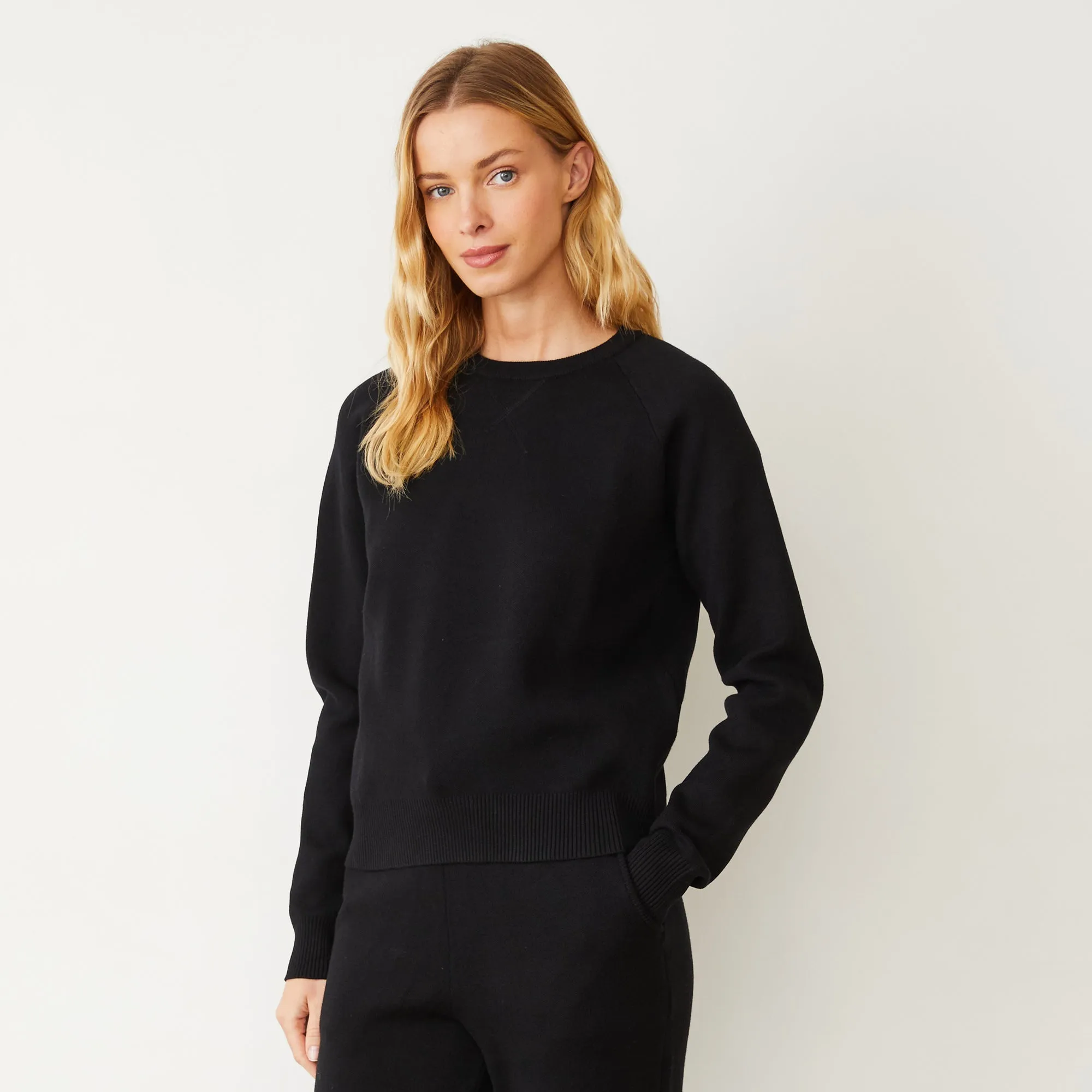 Soft Knit Raglan Sweater sold by Monrow product image thumbnail 2