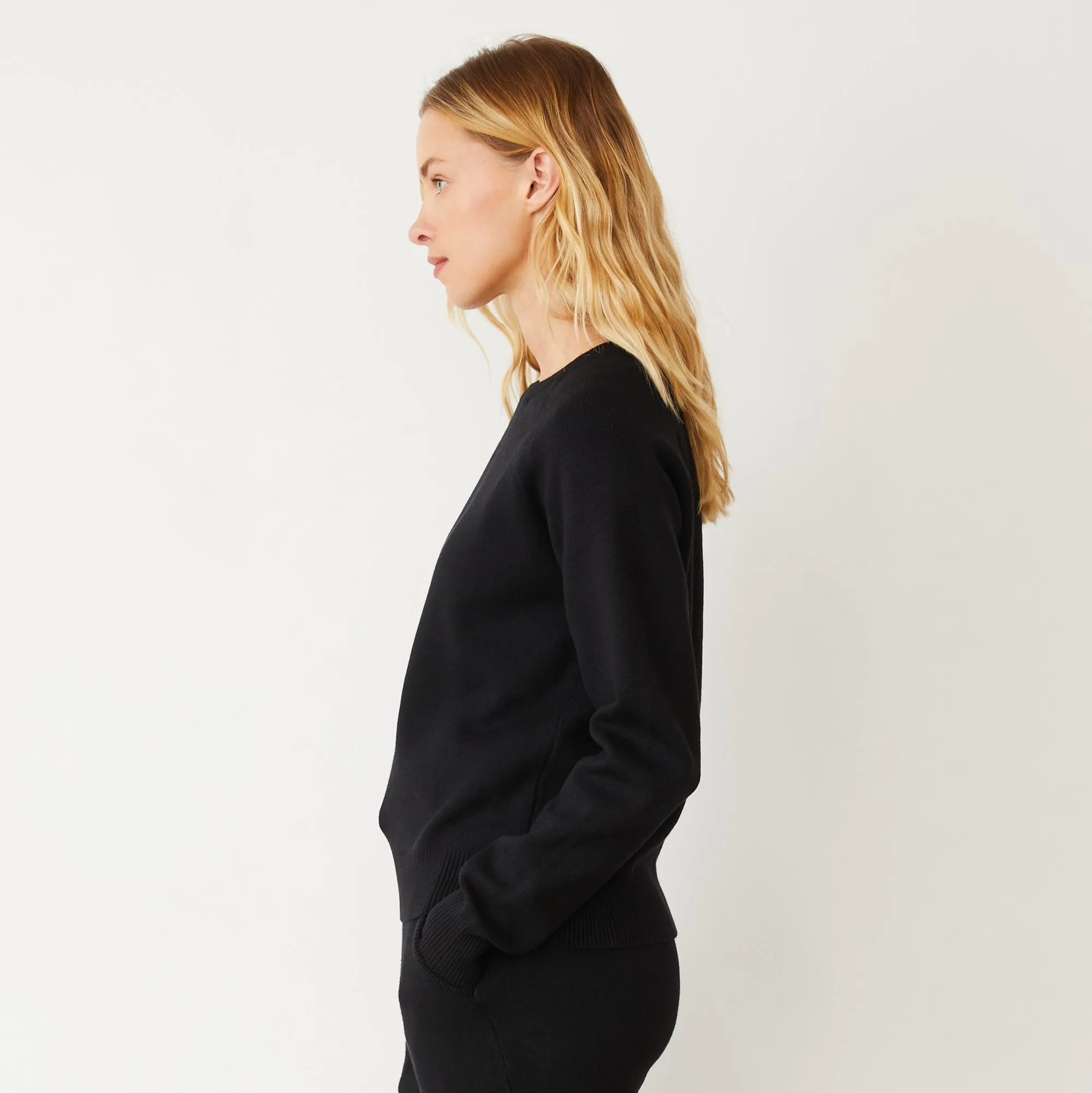 Soft Knit Raglan Sweater sold by Monrow product image thumbnail 4