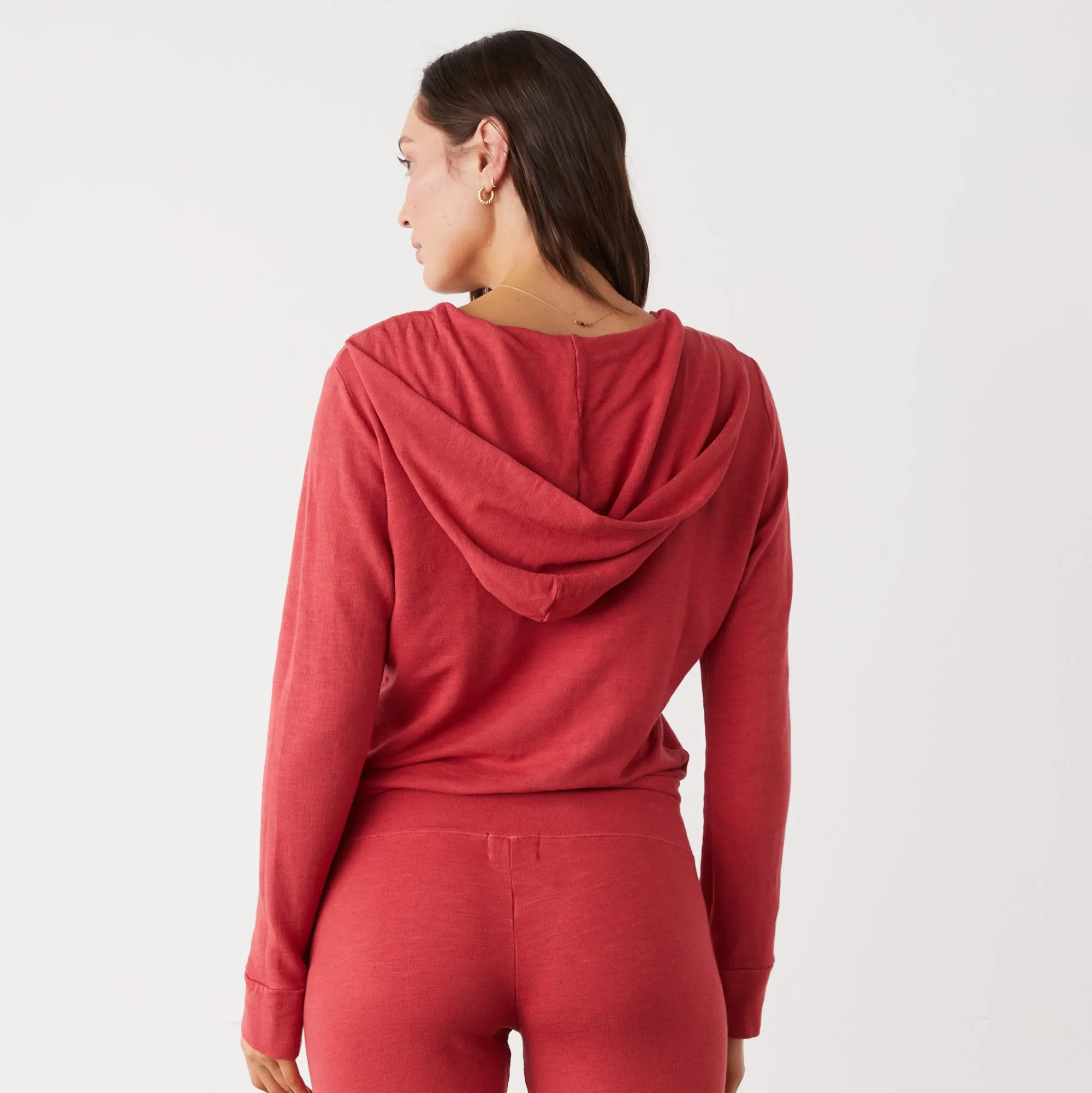 Supersoft Zip Up Hoody sold by Monrow product image thumbnail 5