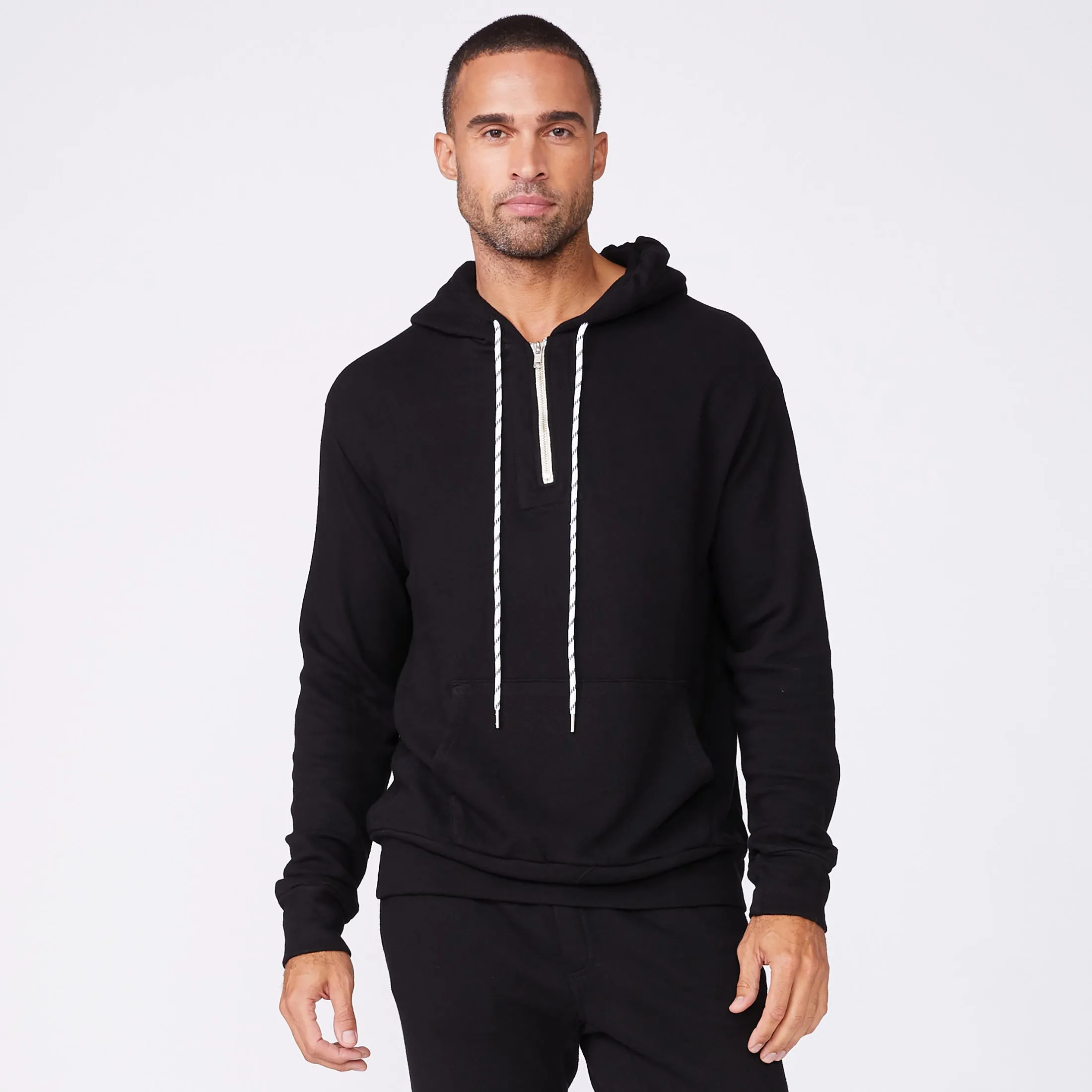 Bungee Cord Quarter Zip Hoody sold by Monrow