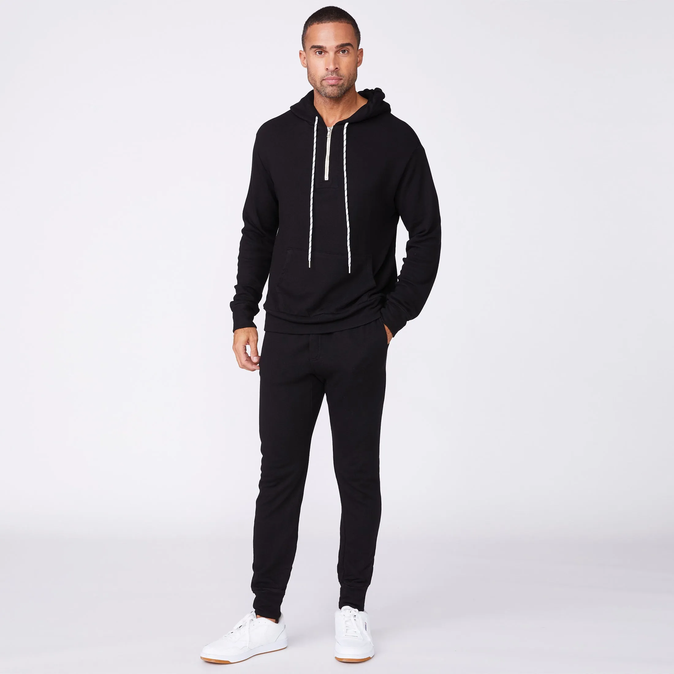 Bungee Cord Quarter Zip Hoody sold by Monrow product image thumbnail 2