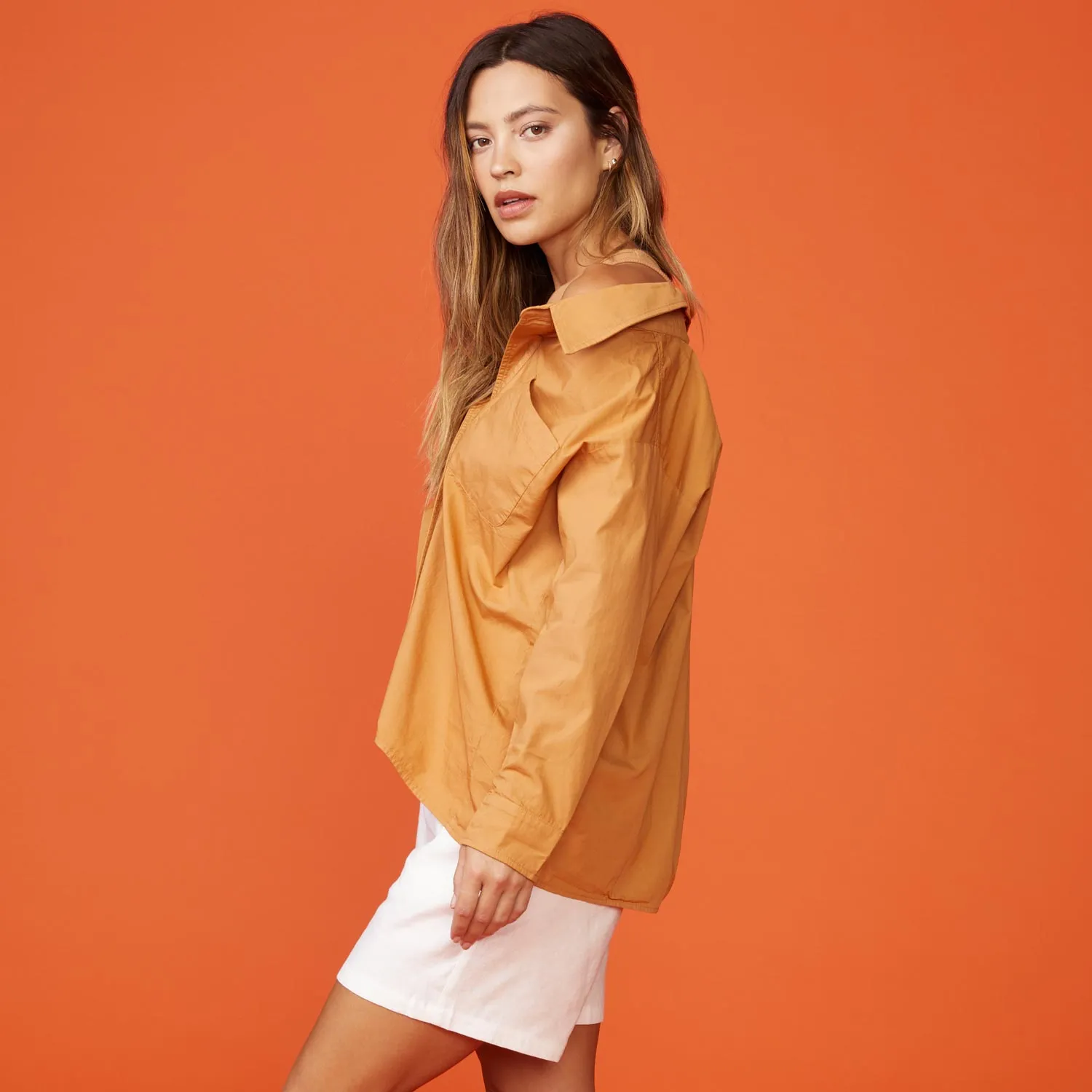 Poplin Tank Shirt sold by Monrow product image thumbnail 3