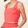 Poplin Tank sold by Monrow