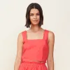 Poplin Tank sold by Monrow