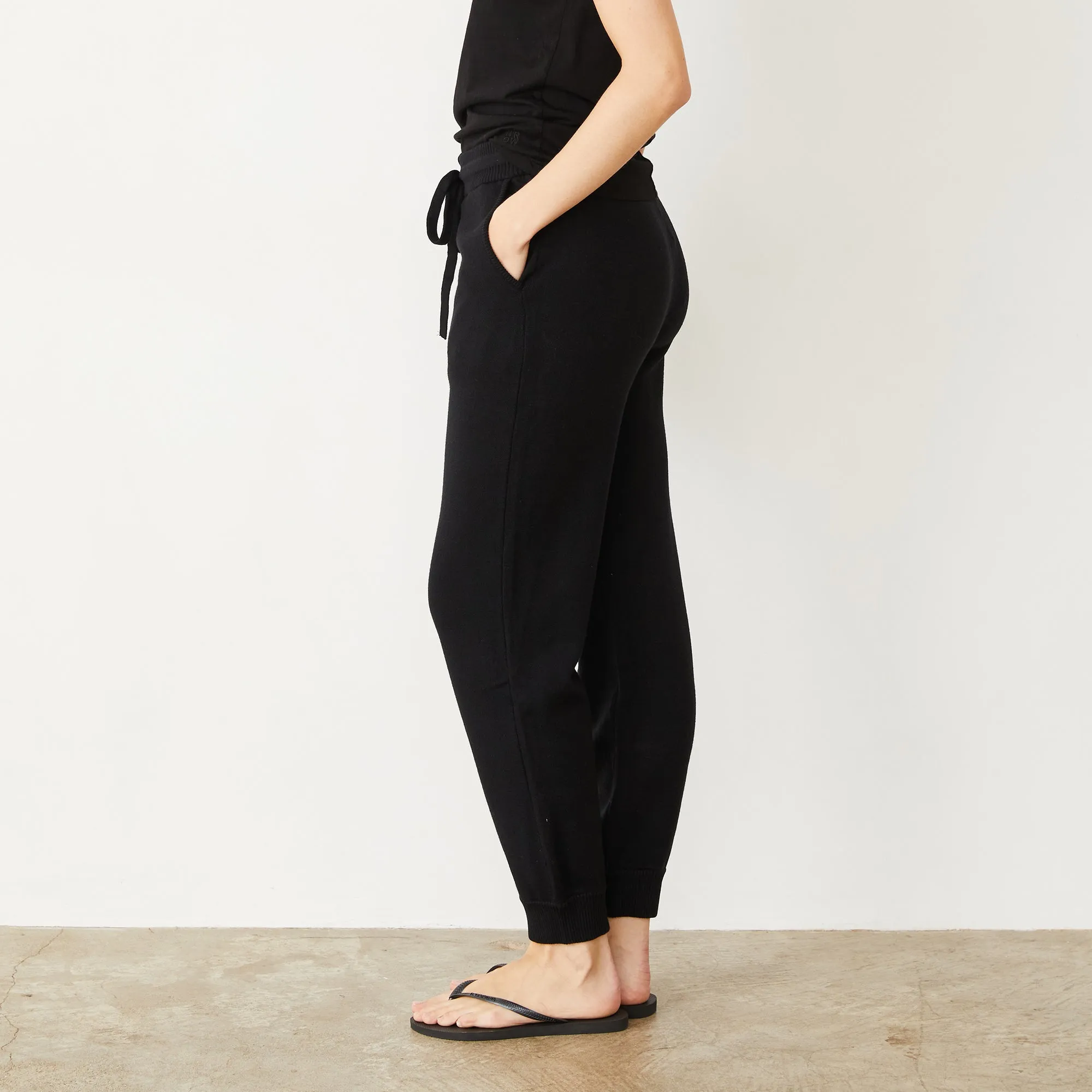 Soft Knit Cuffed Jogger sold by Monrow product image thumbnail 3