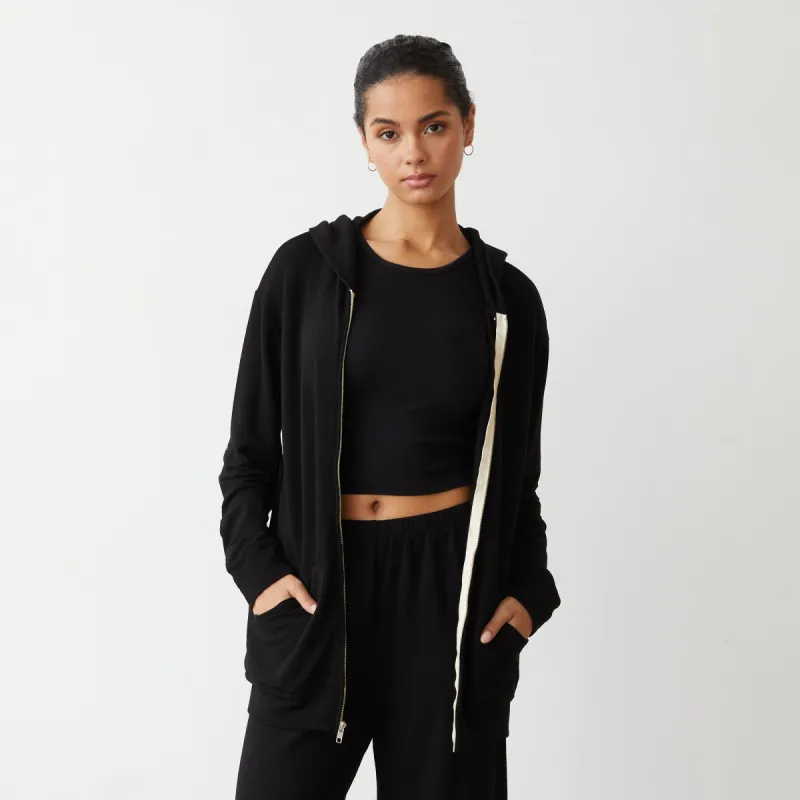 Supersoft Long Zip Up Hoody sold by Monrow