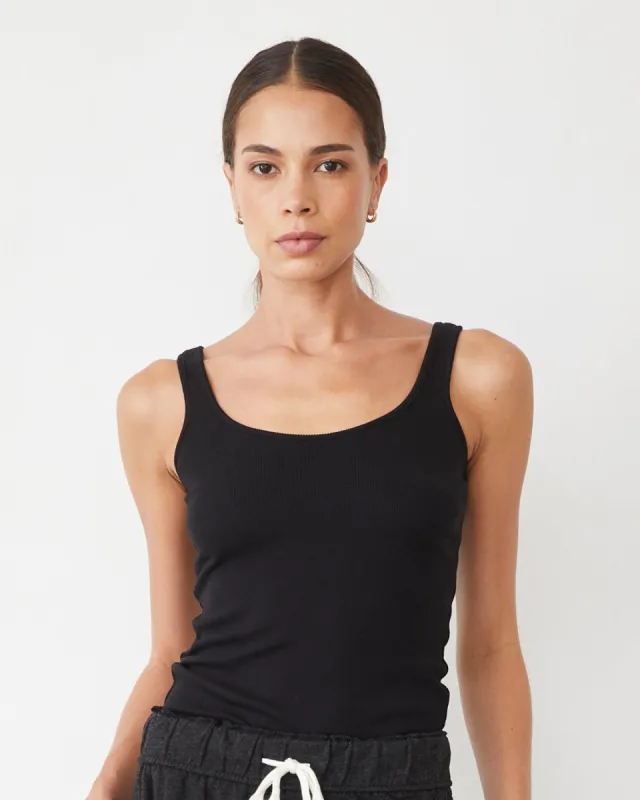 Supima Rib Narrow Rib Tank sold by Monrow