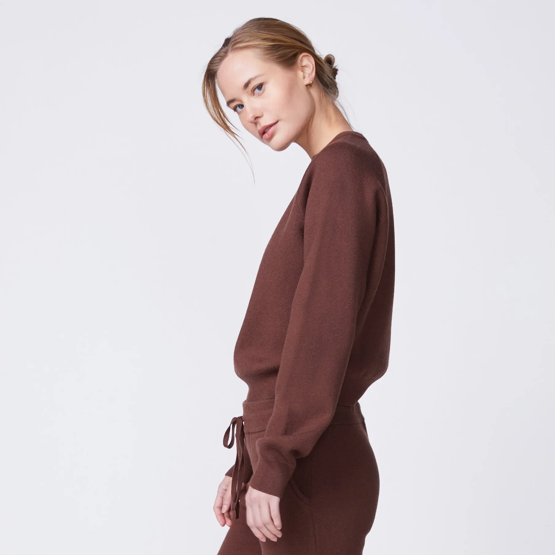 Soft Knit Raglan Sweater sold by Monrow product image thumbnail 3