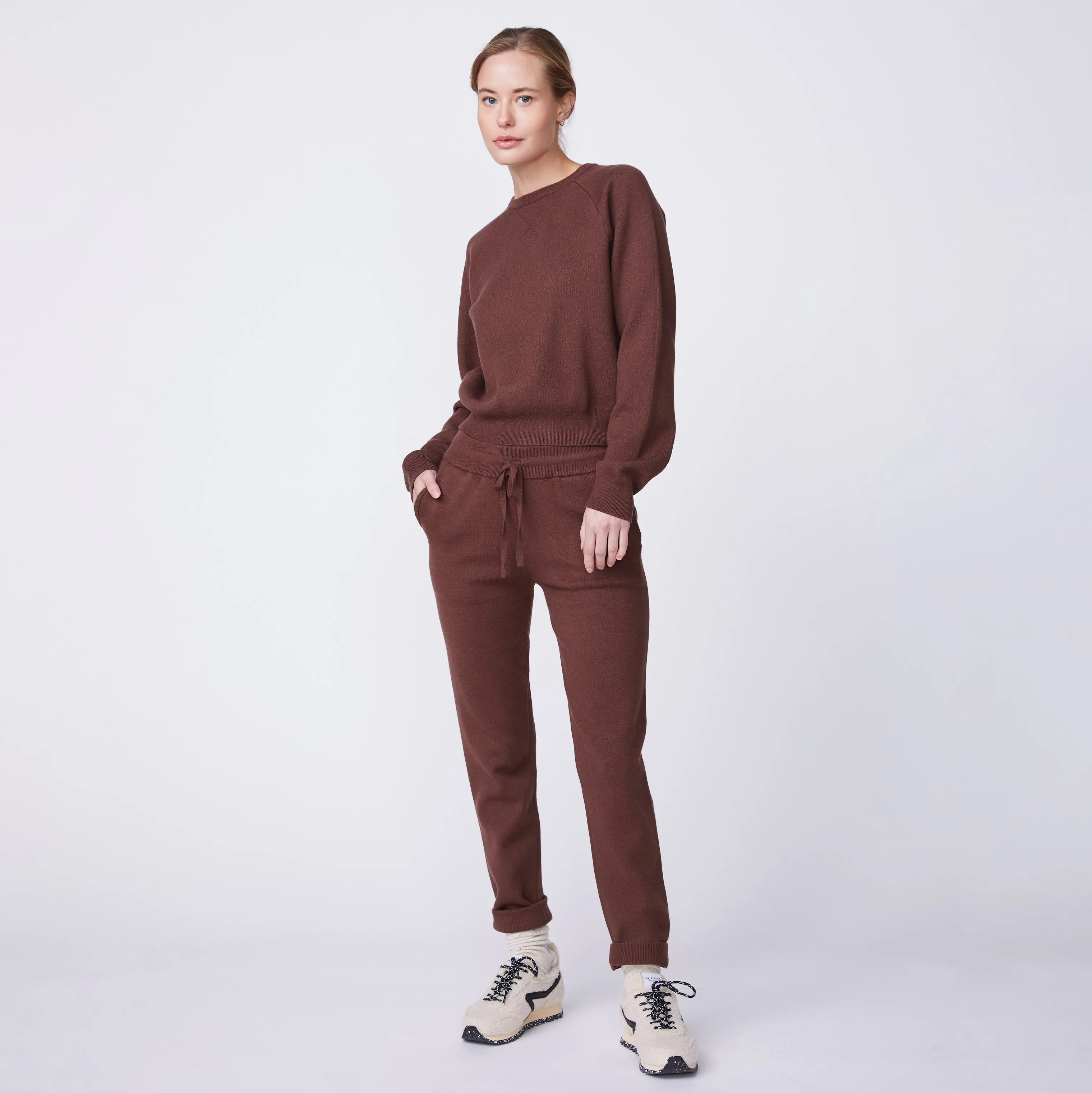 Soft Knit Raglan Sweater sold by Monrow product image thumbnail 2