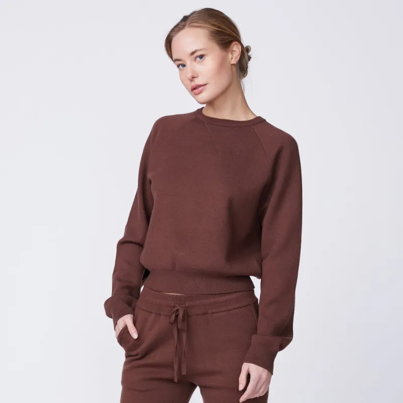 Soft Knit Raglan Sweater sold by Monrow